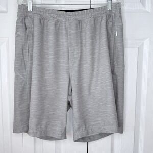Birddogs Shorts Mens Size XL Lined 9" Inseam Gray Blue Stretch Performance Gym